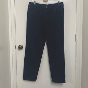 Gloria Vanderbilt Slim Jeans Dark Indigo Size 16W